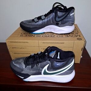 Nike Kyrie 8 Black/ Mercury Grey-White in multiple sizes. NWB.